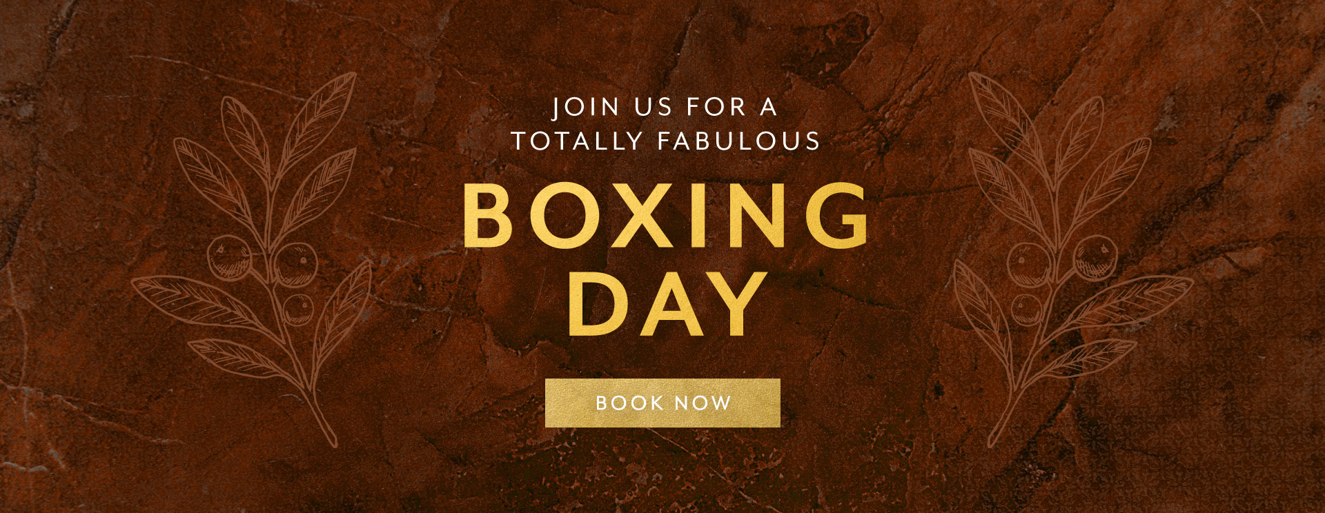 Boxing Day menu at The Spade Oak