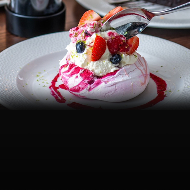 Dessert menu at The Spade Oak