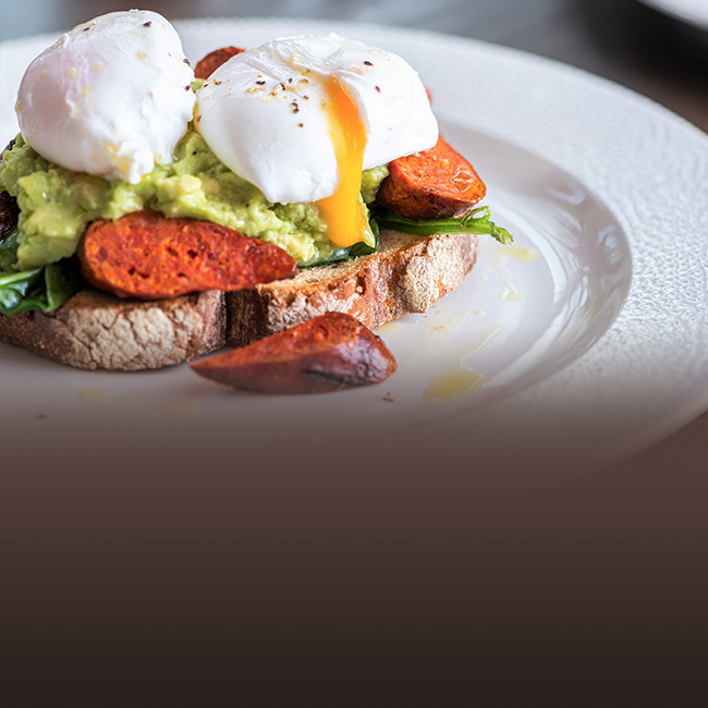 Brunch menu at The Spade Oak