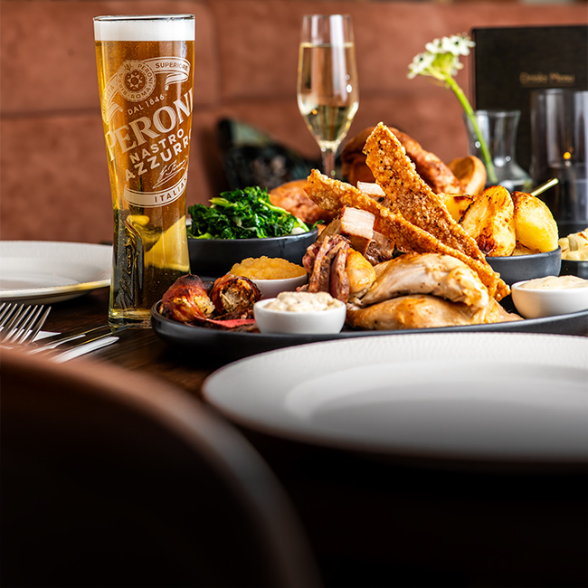 Wine & Drinks menu at The Spade Oak