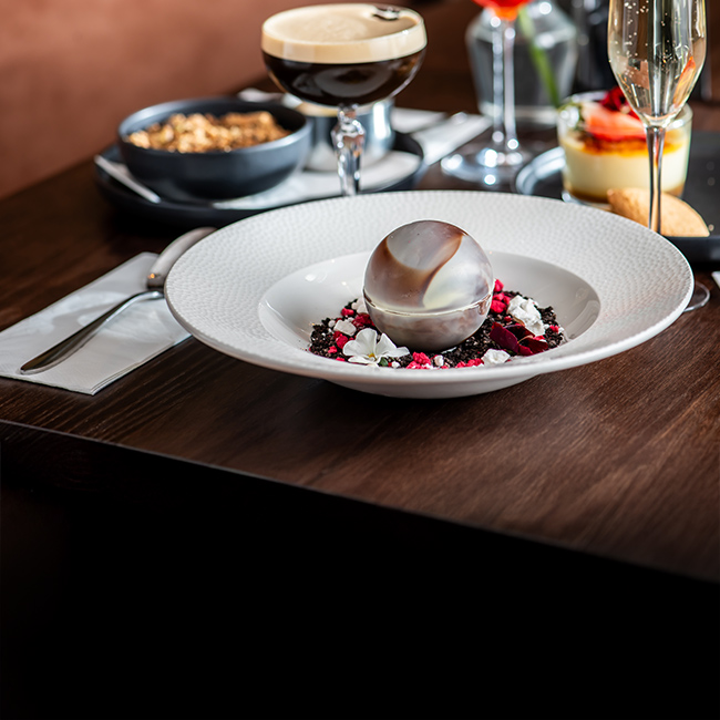 Dessert menu at The Spade Oak